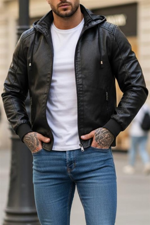 Muška jakna JUSTIZ, Boja: crna, IVET.RS - Nova Kolekcija