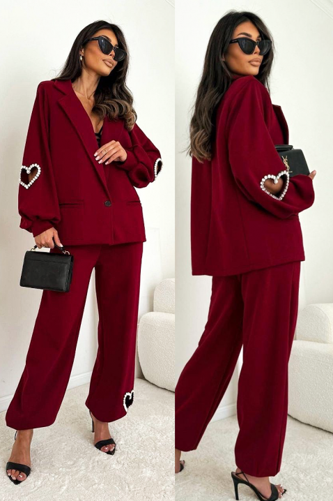 Komplet GAVIORTA, Boja: crvena, IVET.RS - Nova Kolekcija