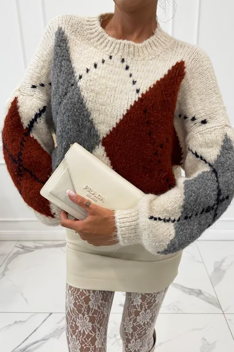 Džemper BEDROLVA ECRU, Boja: ecru, IVET.RS - Nova Kolekcija