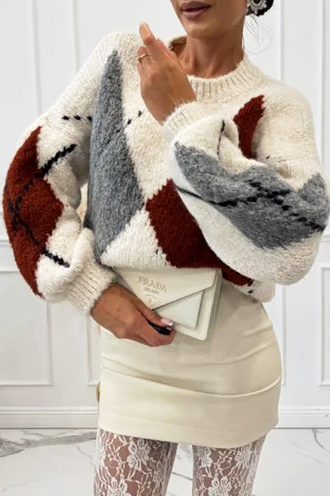 Džemper BEDROLVA ECRU, Boja: ecru, IVET.RS - Nova Kolekcija