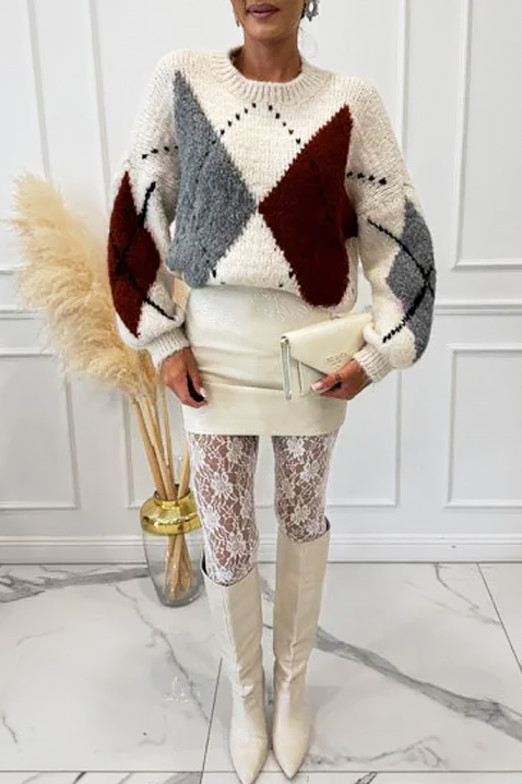 Džemper BEDROLVA ECRU, Boja: ecru, IVET.RS - Nova Kolekcija