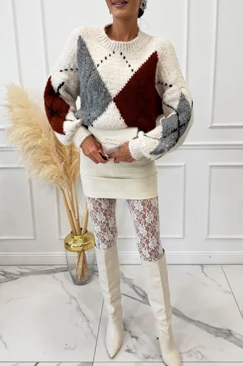 Džemper BEDROLVA ECRU, Boja: ecru, IVET.RS - Nova Kolekcija