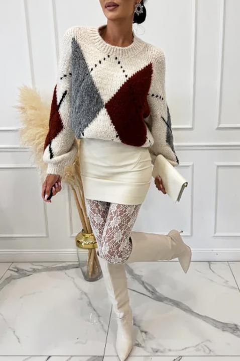 Džemper BEDROLVA ECRU, Boja: ecru, IVET.RS - Nova Kolekcija