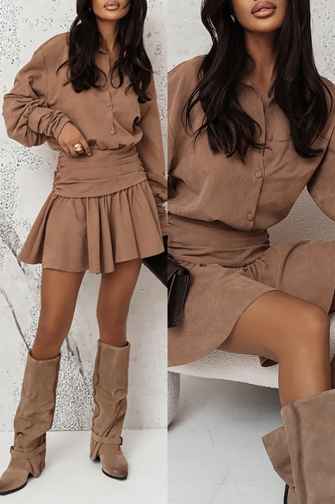 Haljina BELETINA BROWN, Boja: braon, IVET.RS - Nova Kolekcija