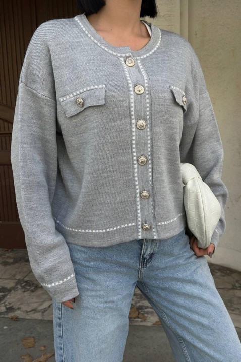 Vesta ODESANA GREY, Boja: siva, IVET.RS - Nova Kolekcija