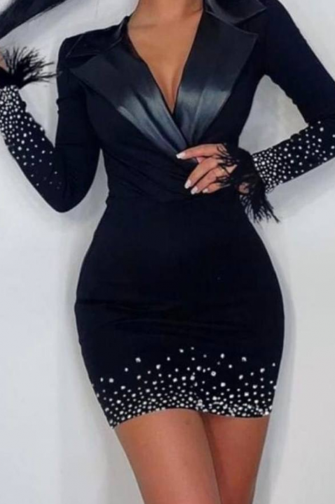 Haljina RECONTA, Boja: crna, IVET.RS - Nova Kolekcija