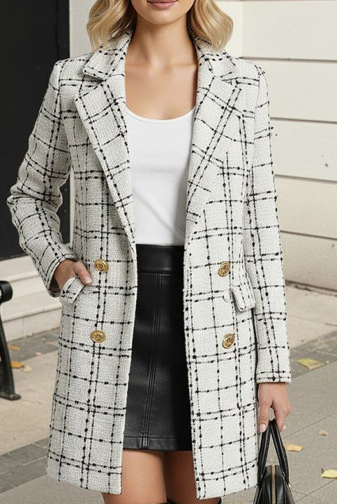 Kaput KARIERZA WHITE, Boja: bela, IVET.RS - Nova Kolekcija