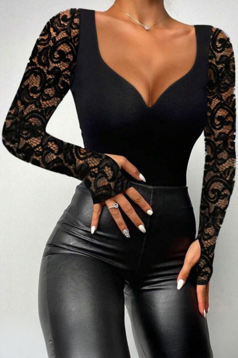 Ženska bluza HREVELDA BLACK, Boja: crna, IVET.RS - Nova Kolekcija