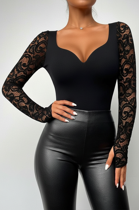 Ženska bluza HREVELDA BLACK, Boja: crna, IVET.RS - Nova Kolekcija