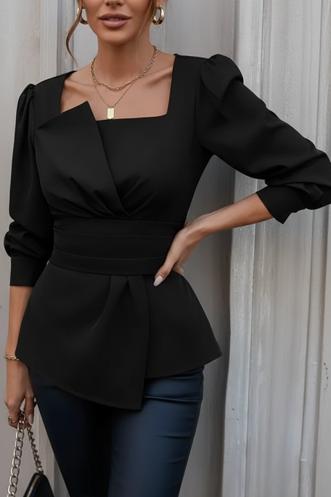 Ženska bluza RAZBANA BLACK, Boja: crna, IVET.RS - Nova Kolekcija