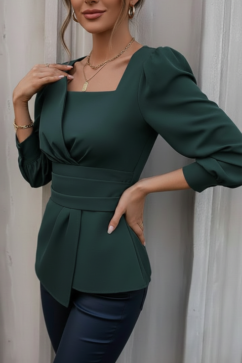 Ženska bluza RAZBANA KHAKI, Boja: kaki, IVET.RS - Nova Kolekcija