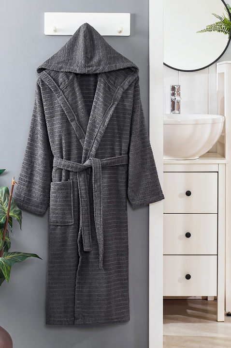 Bademantil JEROLMA GREY, Boja: siva, IVET.RS - Nova Kolekcija