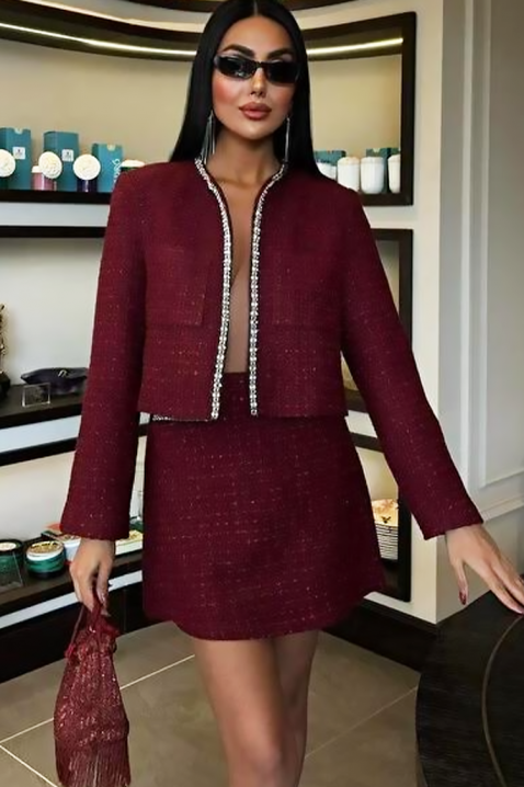 Komplet MARSIANA, Boja: bordo, IVET.RS - Nova Kolekcija