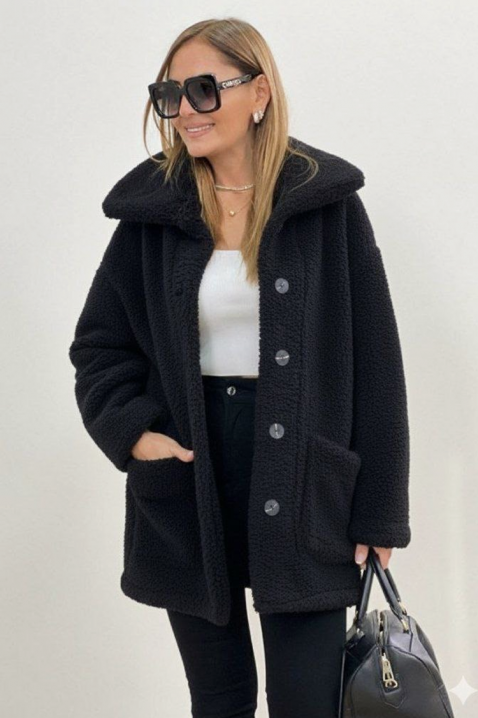 Kaput RELEVA BLACK, Boja: crna, IVET.RS - Nova Kolekcija