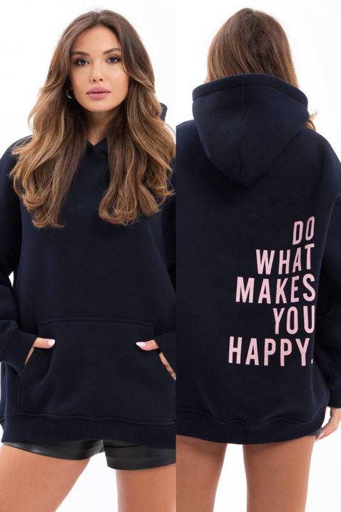 Dukserica TRISORDA BLACK, Boja: crna, IVET.RS - Nova Kolekcija