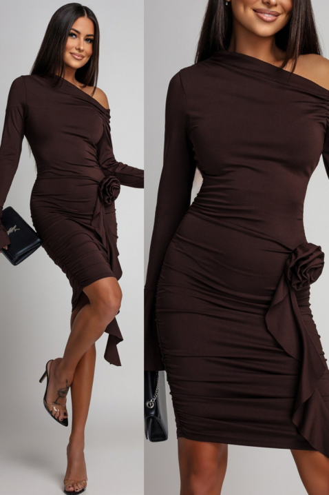 Haljina VERZUNAYA, Boja: braon, IVET.RS - Nova Kolekcija