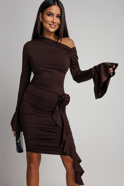 Haljina VERZUNAYA, Boja: braon, IVET.RS - Nova Kolekcija