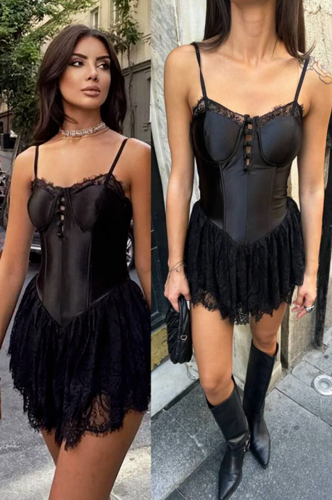 Haljina FABRINZA BLACK, Boja: crna, IVET.RS - Nova Kolekcija