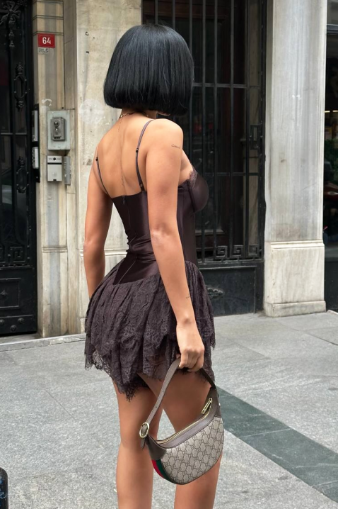 Haljina FABRINZA BROWN, Boja: braon, IVET.RS - Nova Kolekcija