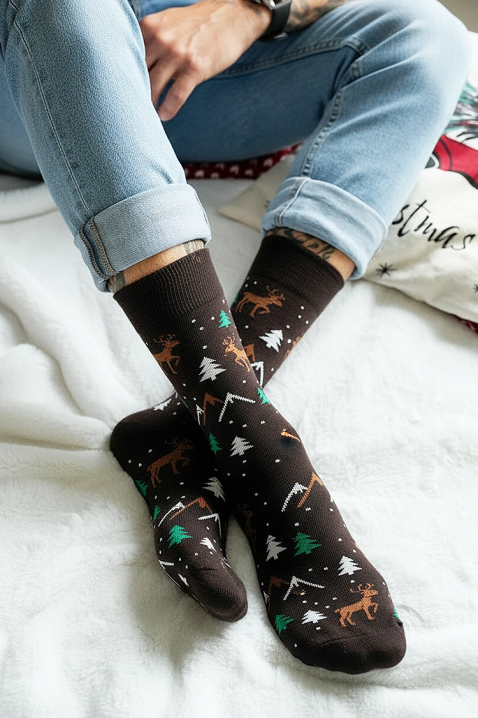 Muške čarape JIRFO, Boja: braon, IVET.RS - Nova Kolekcija