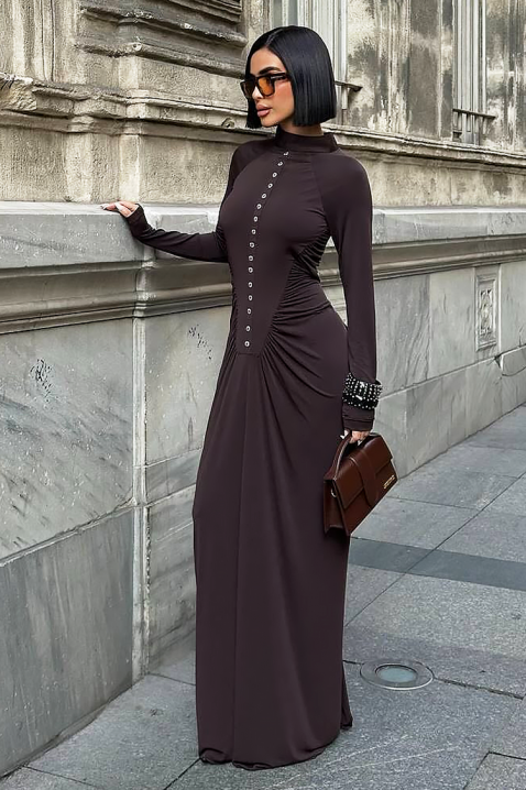 Haljina ARGAMINA BROWN, Boja: braon, IVET.RS - Nova Kolekcija