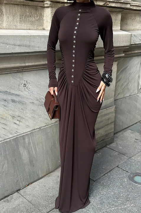 Haljina ARGAMINA BROWN, Boja: braon, IVET.RS - Nova Kolekcija