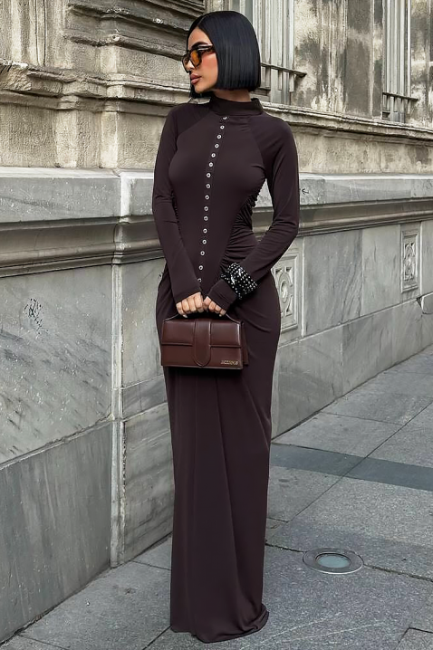 Haljina ARGAMINA BROWN, Boja: braon, IVET.RS - Nova Kolekcija