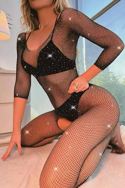 Erotski kombinezon LOVANZA, Boja: crna, IVET.RS - Nova Kolekcija