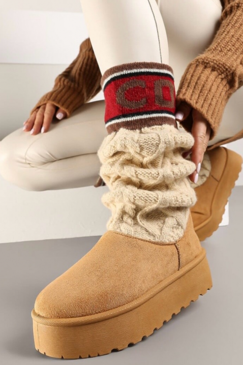 Čizme KARMENZA CAMEL, Boja: svetlobraon, IVET.RS - Nova Kolekcija