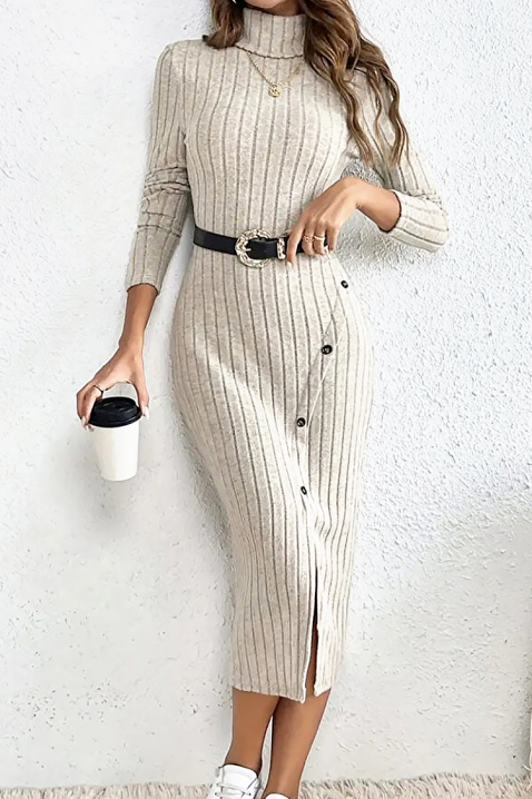 Haljina BRISOLZA BEIGE, Boja: bež, IVET.RS - Nova Kolekcija