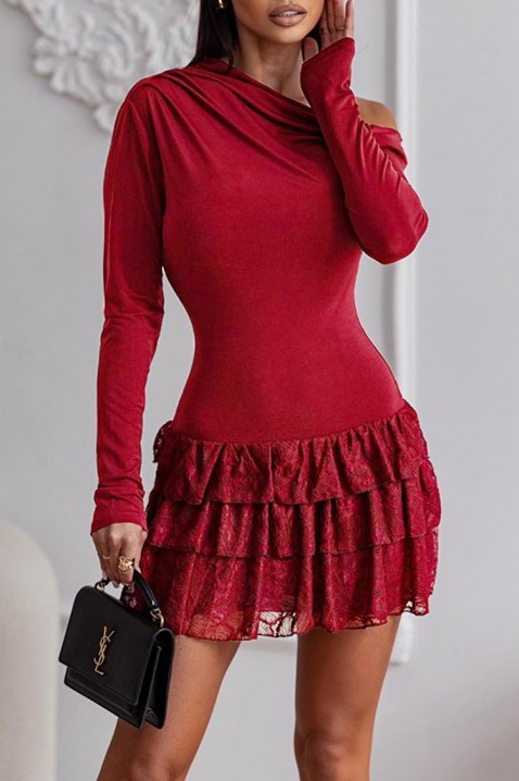 Haljina KARULZA RED, Boja: crvena, IVET.RS - Nova Kolekcija