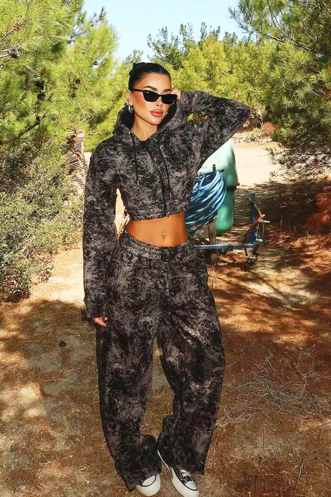 Komplet ZANGRONDA GRAFIT, Boja: grafitna, IVET.RS - Nova Kolekcija