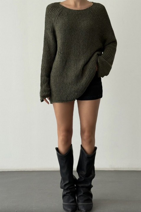 Džemper ALIZANA KHAKI, Boja: kaki, IVET.RS - Nova Kolekcija