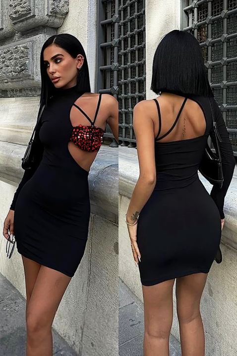 Haljina MADJORZA, Boja: crna, IVET.RS - Nova Kolekcija