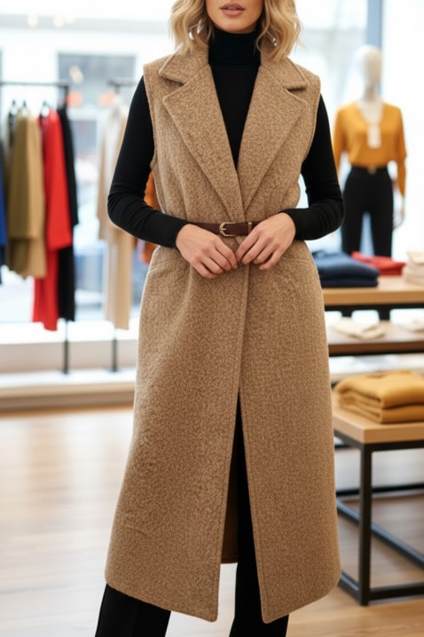 Prsluk SILVILZA, Boja: bež, IVET.RS - Nova Kolekcija