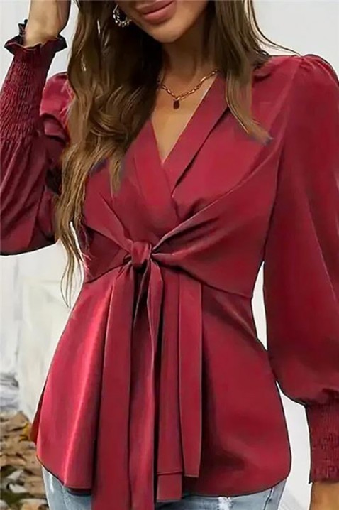 Ženska bluza GIRFOLZA BORDO, Boja: bordo, IVET.RS - Nova Kolekcija