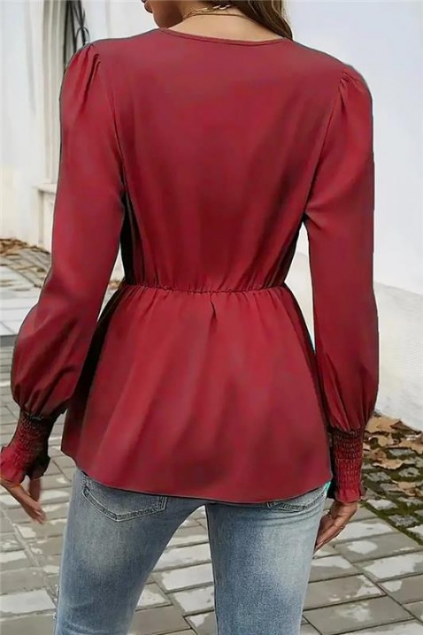 Ženska bluza GIRFOLZA BORDO, Boja: bordo, IVET.RS - Nova Kolekcija