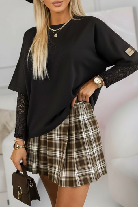 Ženska bluza VIRMINDA BLACK, Boja: crna, IVET.RS - Nova Kolekcija