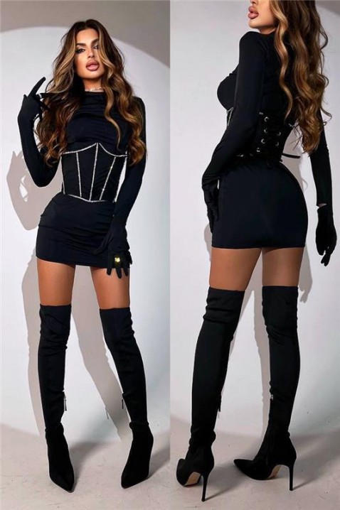 Haljina VOLGATA, Boja: crna, IVET.RS - Nova Kolekcija