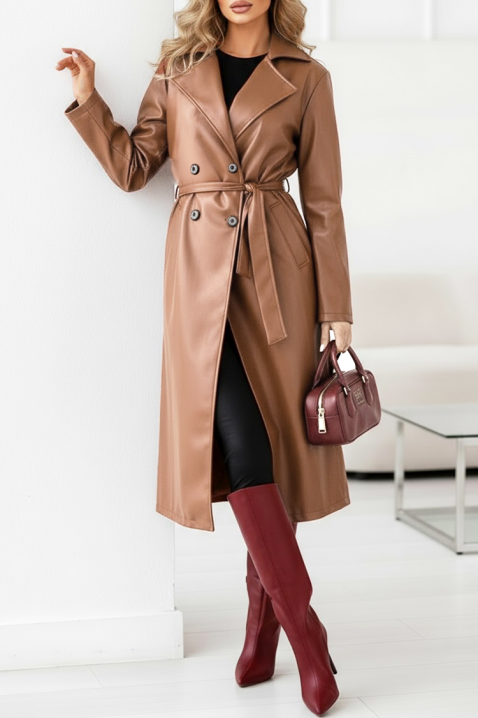 Mantil DRENDILZA, Boja: svetlobraon, IVET.RS - Nova Kolekcija