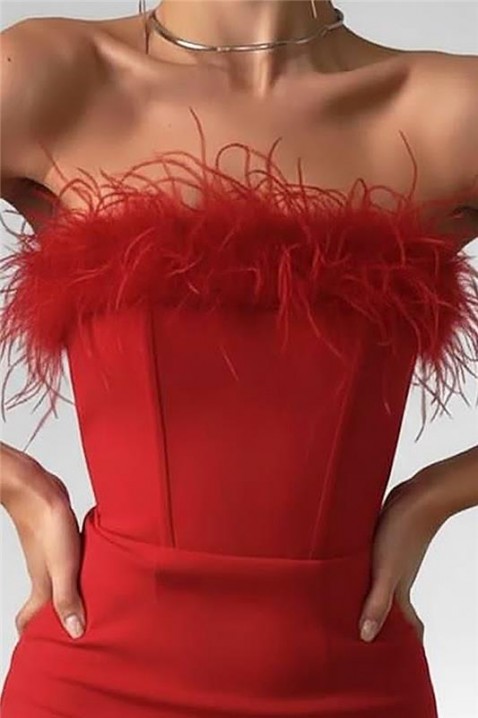 Haljina SAROELTA RED, Boja: crvena, IVET.RS - Nova Kolekcija