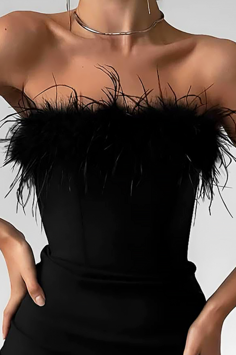 Haljina SAROELTA BLACK, Boja: crna, IVET.RS - Nova Kolekcija