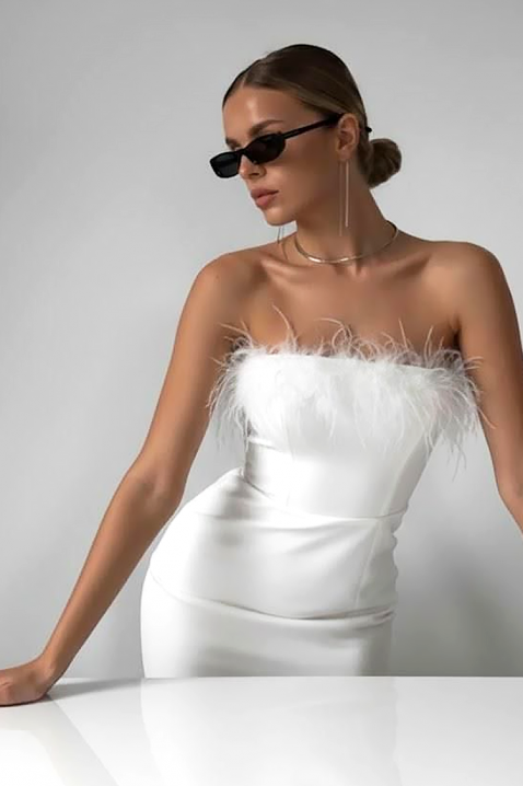 Haljina SAROELTA WHITE, Boja: bela, IVET.RS - Nova Kolekcija