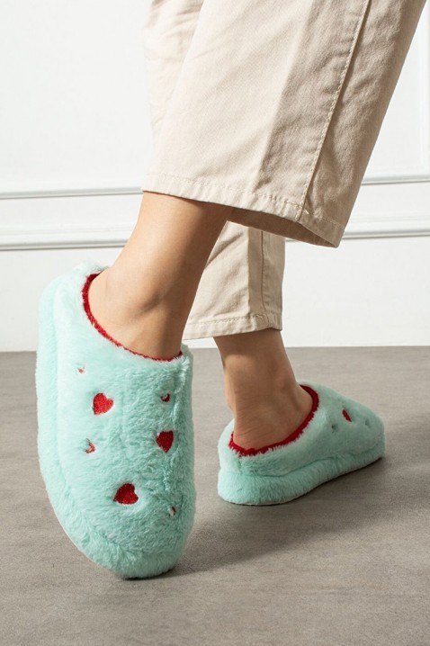 Ženske papuče MEGOLDA MINT, Boja: menta, IVET.RS - Nova Kolekcija