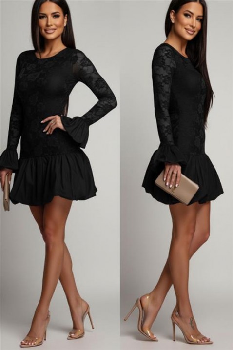 Haljina ELVLINZA BLACK, Boja: crna, IVET.RS - Nova Kolekcija