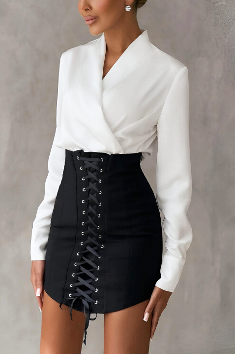 Haljina OFLANDA, Boja: crna i bela, IVET.RS - Nova Kolekcija