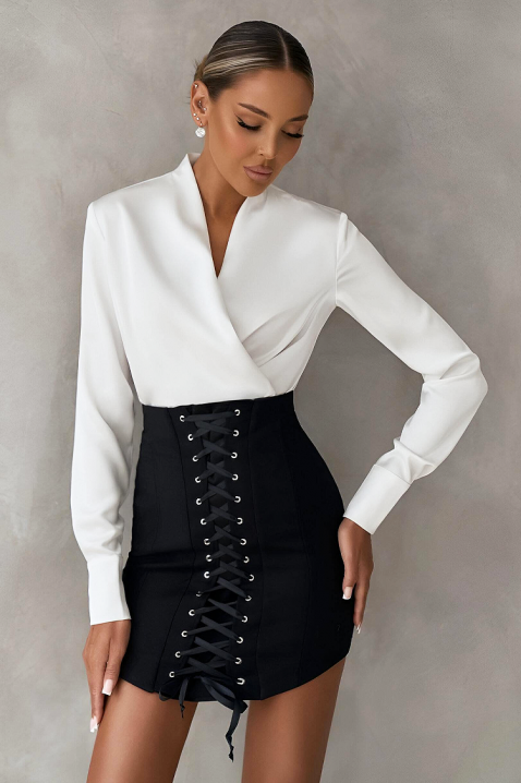 Haljina OFLANDA, Boja: crna i bela, IVET.RS - Nova Kolekcija