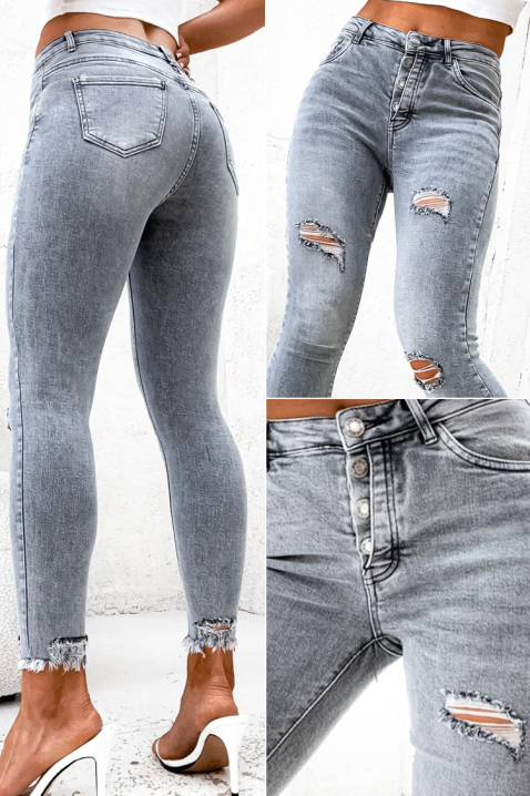 Farmerke YANINZA, Boja: siva, IVET.RS - Nova Kolekcija