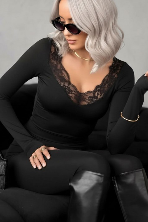 Ženska bluza ERANDELA BLACK, Boja: crna, IVET.RS - Nova Kolekcija