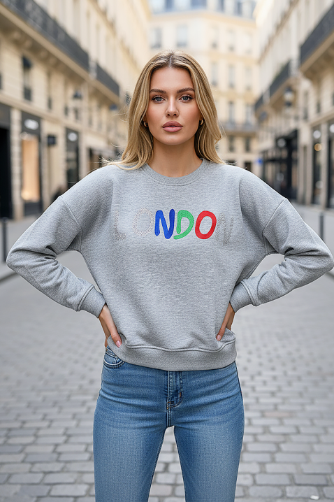 Ženska bluza MANDELIA GREY, Boja: siva, IVET.RS - Nova Kolekcija